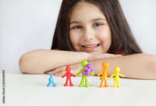 plastic family figures