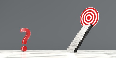 Wall Mural - Staircase Question Target