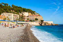 Plage Blue Beach In Nice, France