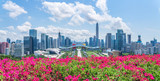 Fototapeta Nowy Jork - Shenzhen Civic Center Panorama