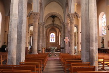 Ville De Monistrol Sur Loire En Haute Loire - Auvergne - Eglise Saint Marcellin