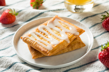 Wall Mural - Sweet Breakfast Strawberry Toaster Pastry