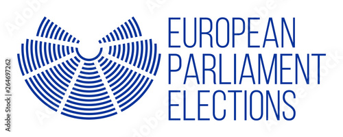 Fotomural european parliament elections vector poster