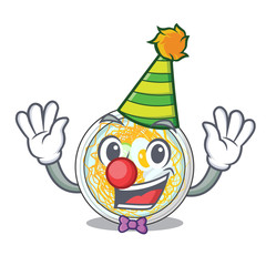 Sticker - Clown naengmyeon in the a shape cartoon