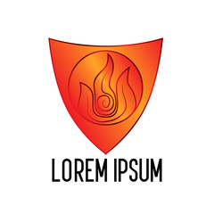 Poster - fire element logo icon