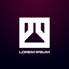 Poster - abstract square logo icon