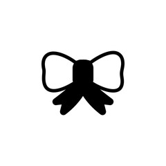 Poster - festive bow icon vector. festive bow vector design. sign design. flat style. Vector EPS 10