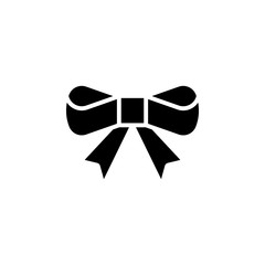 Poster - festive bow icon vector. festive bow vector design. sign design. flat style. Vector EPS 10