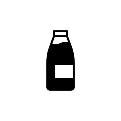 Poster - milk bottle icon vector. milk bottle vector design. sign design. flat style. Vector EPS 10