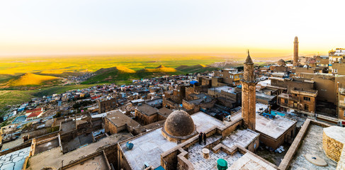 Mardin City in Turkey. Mardin old town. Mardin is a historical city in Southeastern Anatolia, Turkey. Mardin, the shining city of Mesopotamia..