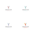© ade - Letter Y Logo Design Template Illustration, Letter Y Logo can be used for company, sign, icon, and others