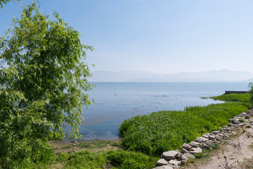 Wall Mural - Natural scenery of Erhai Lake, Yunnan Province, China