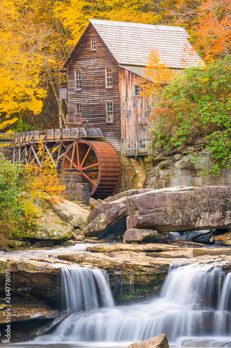 Babcock State Park West Virginia Usa At Glade Creek Grist Mill