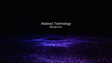 Wall Mural - abstract technology background with light effect