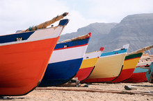 Fishing Boats On The Beach