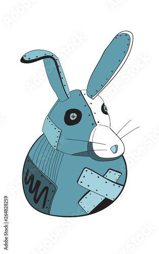 Abstract Animal Character Vector Drawing Creative Illustration