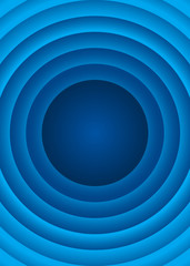 Wall Mural - blue circles background. isolated vector illustration