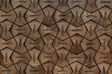 Wooden panel is handmade. Beautiful wall decoration.