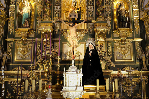 Cuadros en Lienzo Altarpiece of the Church of Incarnation in Marbella old town