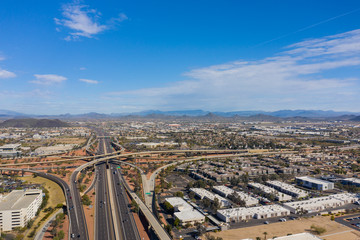 Wall Mural - Aerial photo Phoenix Arizona