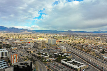 Fototapete - Aerial photo Reno Nevada USA