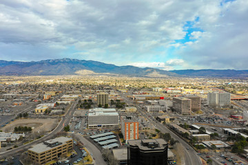 Fototapete - Aerial photo Reno Nevada USA