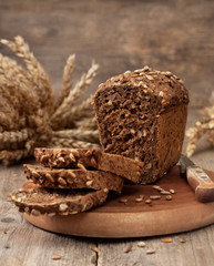 Poster - bread with seeds