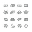 © Mykola - Currency related icons: thin vector icon set, black and white kit