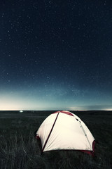 Wall Mural - night touristic landscape
