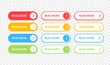 Big collection buttons Read More. Different colorful button set. Web icons. Vector illustration.
