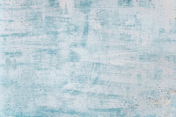 Wall Mural - blank grunge concrete wall blue sea color paint for texture. vintage background