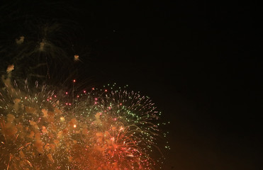 Silvester Feuerwerk Raketen an Neujahr