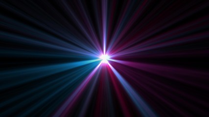 Wall Mural - central star shine optical lens flares shiny bokeh illustration art background new natural lighting lamp rays effect colorful bright image
