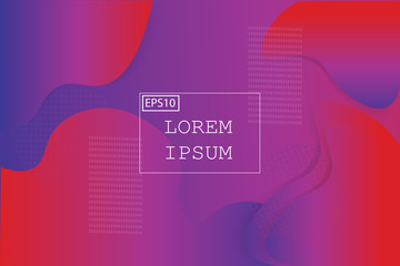 Wall Mural - Liquid shape color abstract background design. Fluid vector gradient design for banner, post.vector