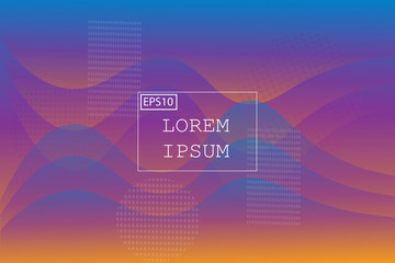 Wall Mural - Liquid shape color abstract background design. Fluid vector gradient design for banner, post.vector