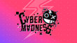 Cyber madness Creative logo. Vector template for web and print.