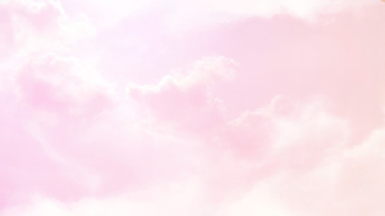 Wall Mural - abstract blurred beautiful soft cloud background with a pastel multicolored gradient with bokeh conc
