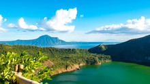 Picturesque Landscape Of The Taal Volcano, Philippines  