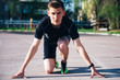 © Alexander - Athlete in the stadium on a low start