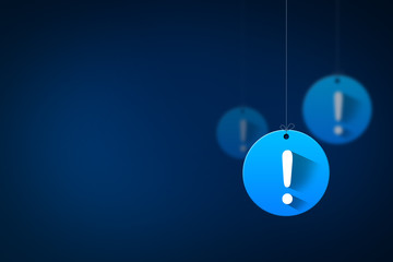exclamation mark concept