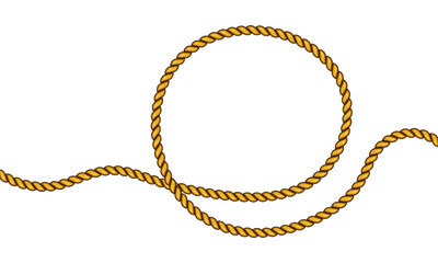 Realistic fiber ropes.