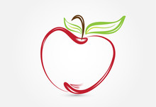 Apple Silhouette Logo