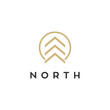 north vector logo design