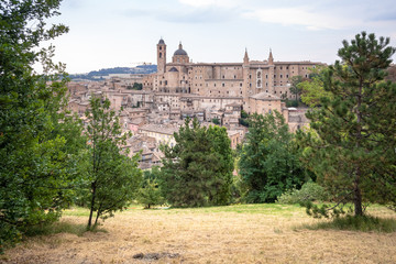 Sticker - Urbino Marche Italy at day time