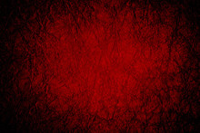 Highly Detailed Grunge Red Background. Illustration Artwork Of Dry Hay Structure With Red Colors.