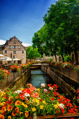 Wall Mural - Colmar is a tourist destination French in the Alsace region