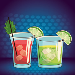 Sticker - alcoholic drinks beverages cartoon