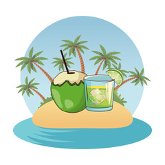 Sticker - alcoholic drinks beverages cartoon