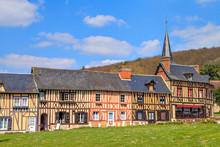 The Village Of Le Bec Hellouin Normandy, France