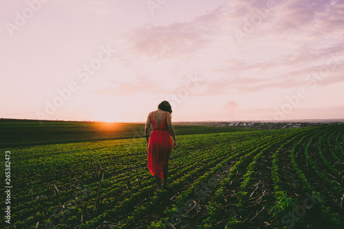 Mulher No Campo Por Do Sol Buy This Stock Photo And Explore Similar Images At Adobe Stock Adobe Stock